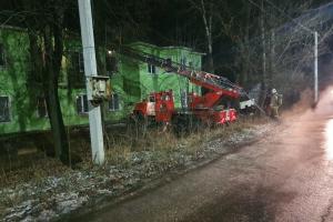 Ночной пожар в Тульской области: спасено 3 человека.