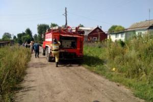 В Кимовске на пожаре пострадал человек.