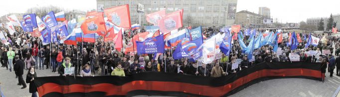 Поддержать крымчан вышли 8 тысяч туляков