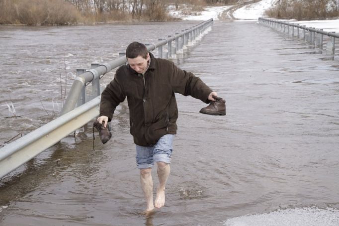 В Тульской области подтопило 45 населенных пунктов: 3 квадратных километра под водой