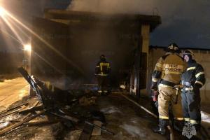 Туляк пострадал в пожаре в гараже на ул. Дачной.