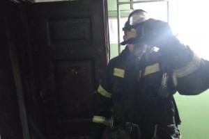 В Кимовске горела квартира, есть пострадавший.