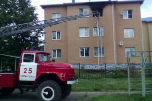 В Новомосковске дотла сгорела квартира.