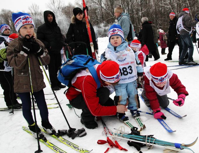 Молодые выбирают «Лыжню России»