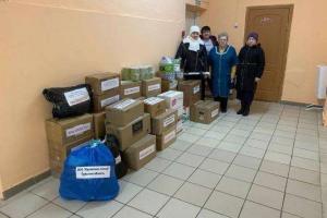 Педагоги и ученики Одоевской школы имени А.Д. Виноградова отправили посылки в зону СВО .