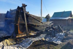В Ясногорском районе при пожаре в бане погибли два человека.