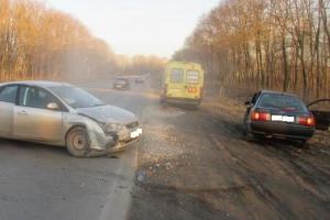 После ДТП на трассе Тула-Новомосковск госпитализирован водитель.