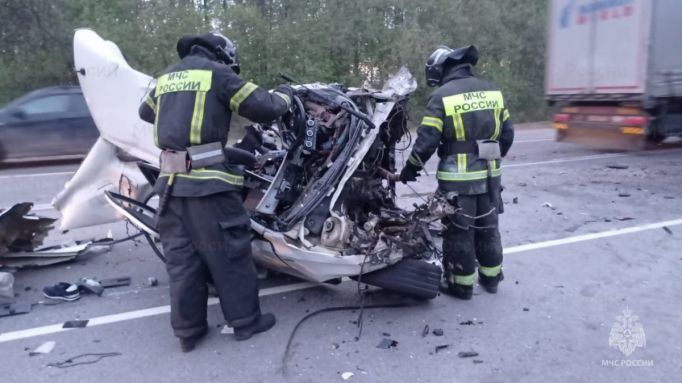 Под Щекино на М-2 «Крым» столкнулись 5 машин