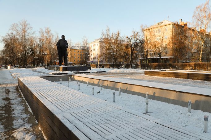 В Туле завершилась реставрация фонтанного комплекса в сквере Л.Н.Толстого