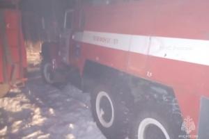 В Кимовске при пожаре в доме погиб человек.