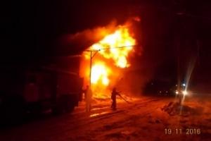 В Киреевском районе сгорел дом, есть пострадавший.