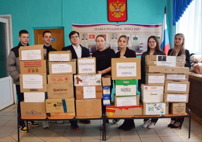 Школьники Чернского приняли участие в акции «Окопная свеча»