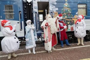 Поезд Деда Мороза прибыл в Тулу.