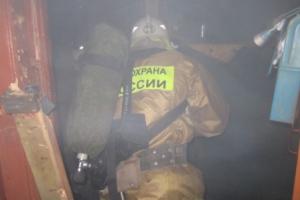 Восемь пожарных тушили квартиру в Ефремове .