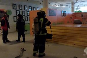 В музее «Поле Куликовской битвы» потушили условный пожар.