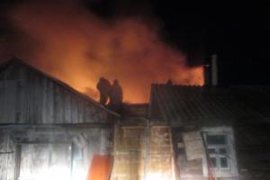 Ночью в Донском при пожаре погиб пенсионер.