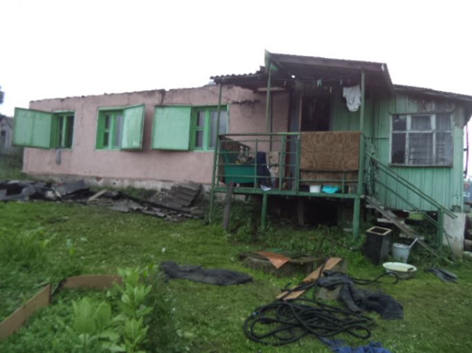 В Щёкинском районе дом остался без крыши