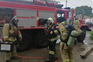 Пожарно-тактические учения прошли на объектах здравоохранения Тульской области .