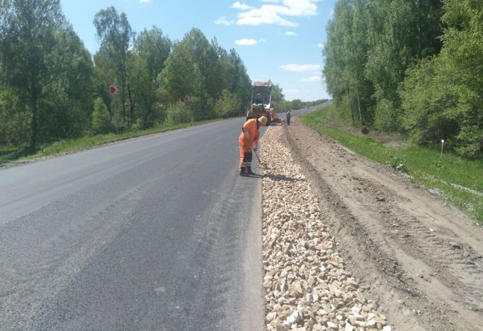 Ремонт 32 километров дороги «Тула – Белев» завершат в июле