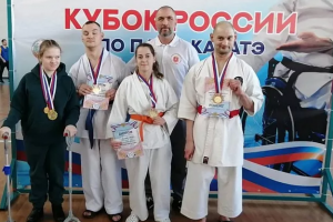 Тульские спортсмены успешно выступили на Кубке России по пара-карате.