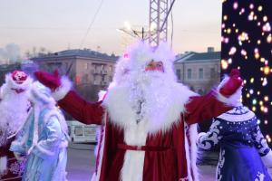 В новомосковском ледовом дворце «Юбилейный» прошло новогоднее представление.