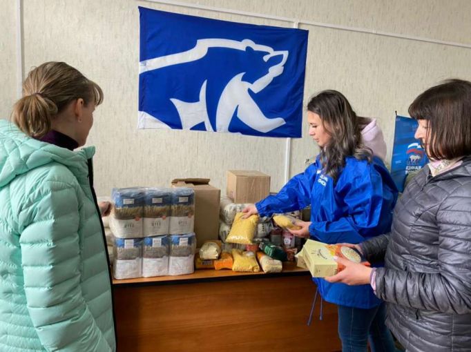 В Веневском районе собирают гуманитарную помощь для жителей Донбасса