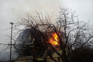 В воскресенье в Куркинском районе горела баня.