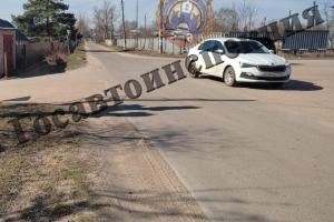 В Киреевске школьница попала под колёса машины.