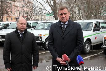 Алексей Дюмин передал 33 автомобиля для нужд 14 тульских медучреждений