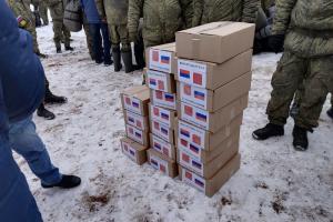 В Воловском районе жители собрали гуманитарную помощь для участников СВО .
