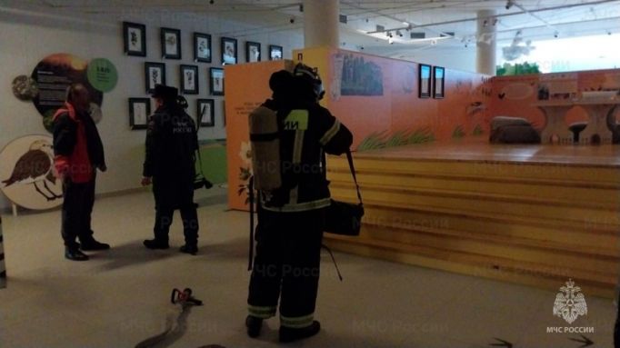 В музее «Поле Куликовской битвы» потушили условный пожар