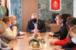 Николай Воробьев встретился с членами Союза журналистов.