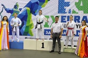 Тулячка завоевала серебро на международных соревнованиях по карате.