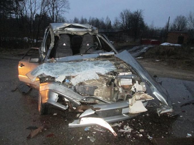 В Плавске после аварии госпитализирован водитель