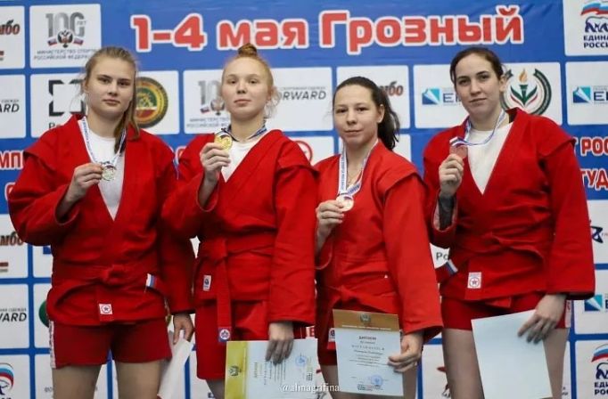 Тулячка завоевала в Грозном золото на всероссийских соревнованиях по самбо среди студентов