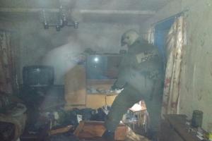 В четверг вечером в Ефремове тушили пожар в доме.