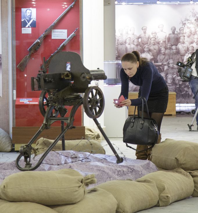 Тульские музейщики  достали для посетителей пулеметы 