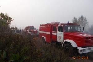 В Тульской области из-за неосторожного обращения с огнем чуть не сгорел дом.