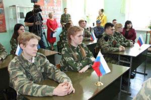 В суворовском колледже открылся кабинет боевой славы.