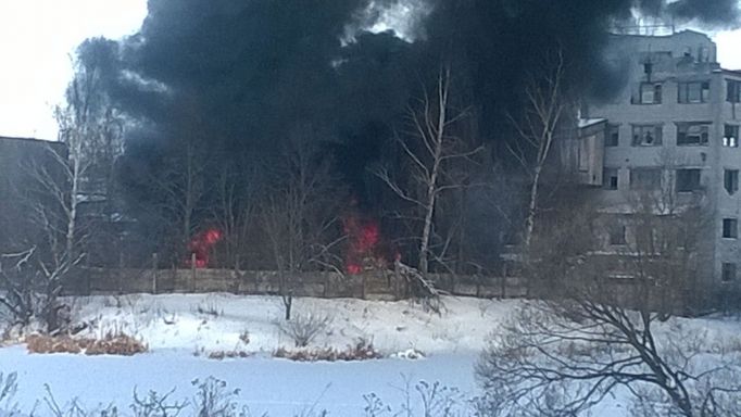 В селе Дьяконово снова пожар на территории спиртзавода 