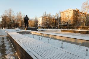 В Туле завершилась реставрация фонтанного комплекса в сквере Л.Н.Толстого.