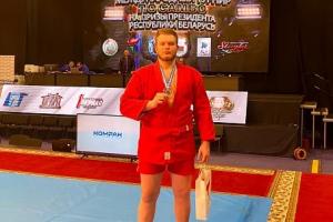 Тульский самбист успешно выступил на международном турнире.
