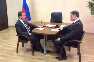 Медведев обсудил с Груздевым перспективы развития паралимпийского спорта в Тулской области.