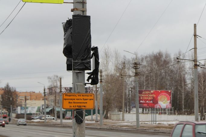 В Туле на Щекинском шоссе установили новый светофор