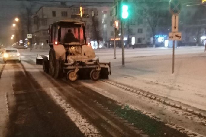 Почти 2 тысячи кубометров снега в выходные вывезли с улиц Тулы