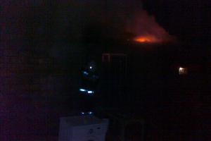 В Плавске вечером в субботу сгорел гараж.