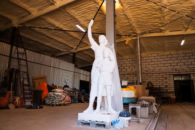 В Туле реставрируют известную скульптуру