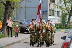 Тульские кадеты приняли участие в акции «Парад идет к ветерану».