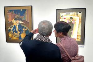 Открылась выставка тульского художника Александра Майорова .