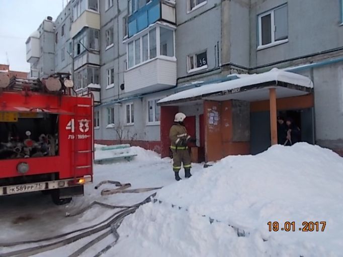 В Киреевском районе из-за короткого замыкания едва не сгорела квартира 